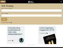 Tablet Screenshot of largestcompanies.se