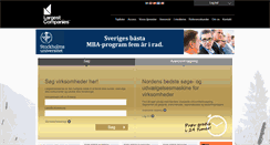 Desktop Screenshot of largestcompanies.dk