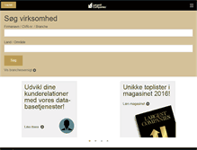 Tablet Screenshot of largestcompanies.dk