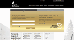 Desktop Screenshot of largestcompanies.fi