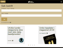 Tablet Screenshot of largestcompanies.no